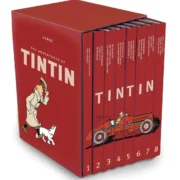 The Tintin Collection Complete Tintin Red (23 Comics in 8 Volumes) [Hardcover] byHergé - Image 1